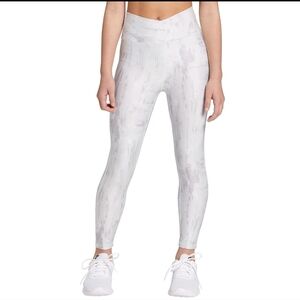 DSG Girls Crossover Gray & White Leggings